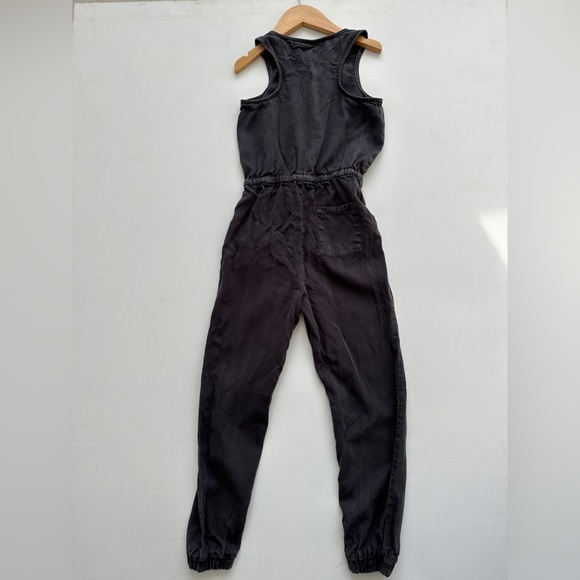 Silver Jeans -  Girls Black Sleeveless Jumpsuit - Size 6 - Picture 8 of 8